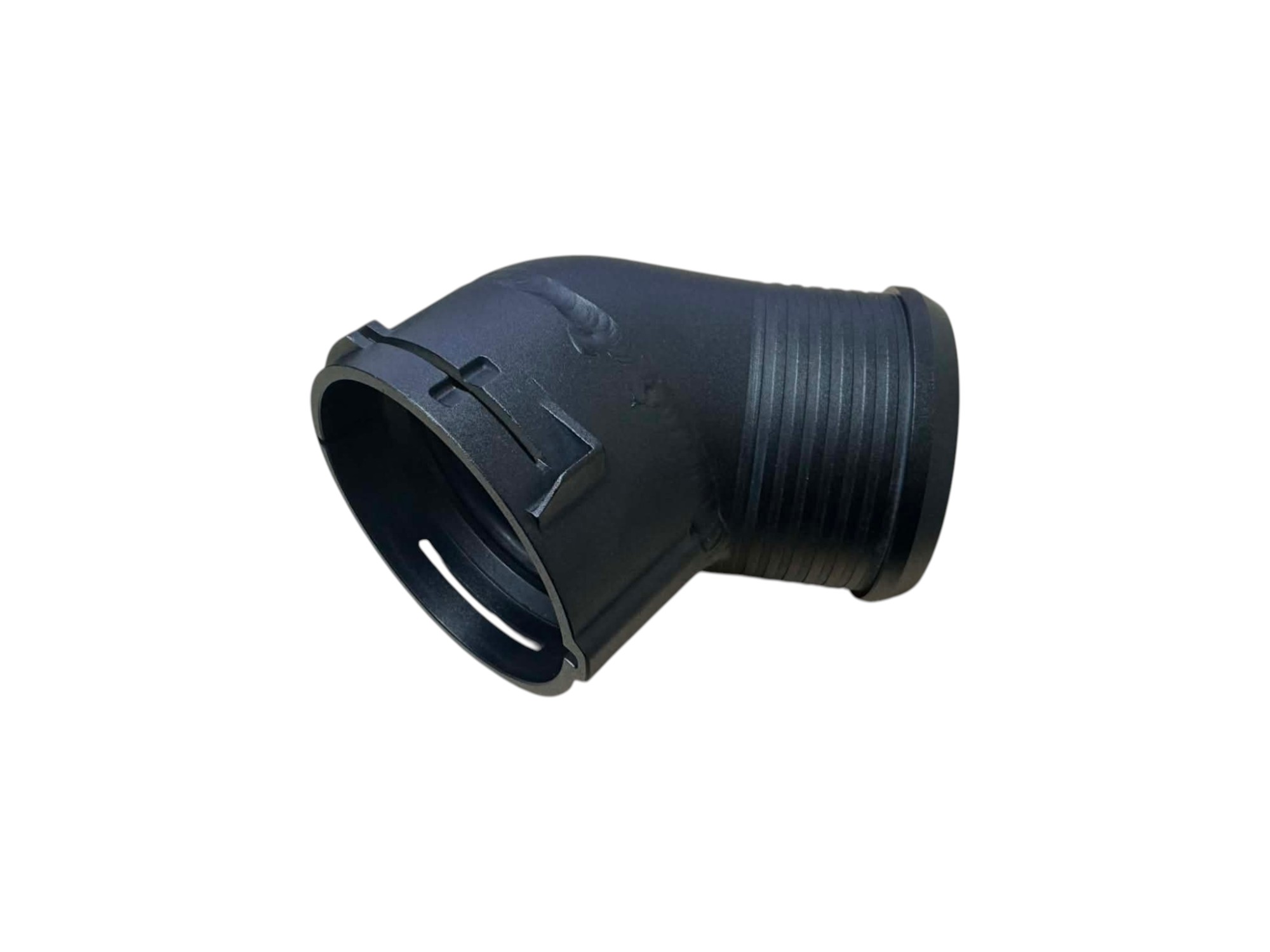BMW M57 E70 X5 6061 Billet Aluminum ASV throttle adapter with Silicone hose - Image 3